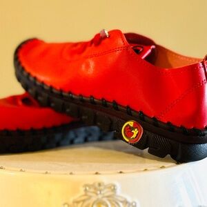 Size 9.5 • Red Comfort Sport Shoes – Lightweight Everyday Sneaker